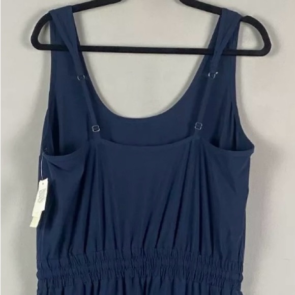 NWT! Abercrombie & Fitch Traveler Jumpsuit Navy Blue Size Large - Picture 7 of 10